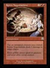 Kyren Negotiations LP Light Play Mercadian Masques MTG [10767]