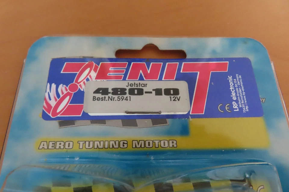 LRP ZENIT 5941 RC Motor Jet Star 480-10 12V AERO TUNING Engine Brushed NEW NIB - Bild 2 von 4