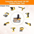 Battery Adapter Converter For Ridgid 18V Li-Ion Battery to for Dewalt Ni-Cd Tool — photo 7