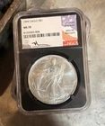 1994 US Silver Eagle NGC MS70 Mercanti Signed (1/334 Top Pop $25k Key Date Coin)