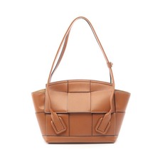 BOTTEGA VENETA Arco Small Maxi Intrecciato Shoulder Tote Bag Leather #RC2637