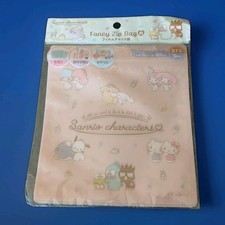 Sacs zippés fantaisie personnages Sanrio B7 taille 5 rose 155 mm x 155 mm 2021 neufs