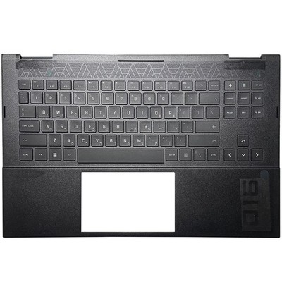 Laptop Keyboard&PalmRest For HP OMEN 16-C0000 With RGB Backlit Black Hebrew HB