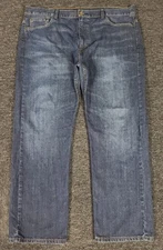 Levis 569 Jeans Mens 43x32* Blue Loose Fit Classic Straight Leg Cotton Denim