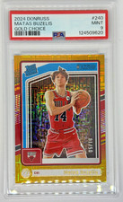 2024 Donruss MATAS BUZELIS Gold Choice Rated Rookie #/10 - PSA 9 (none higher)