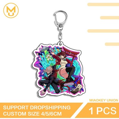 Momo Ayase Waifu Anime key holder Comic Exhibition Gifts Succubus keyrings  
