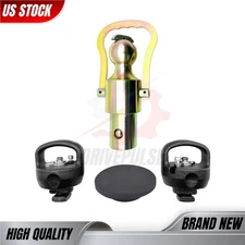 New GNXA2061 Gooseneck Ball & Safety Chain Kit for Ford GM Nissan Trucks