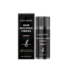 Men's Dark Brown Hair Building Fibers for Thinning Hair and Receding Hairline