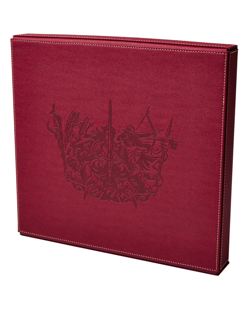 Dragon Shield Player Companion Blood Red rangement cartes de jeu deck box avec compartiment dés