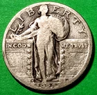 1928 D STANDING LIBERTY QUARTER 25¢