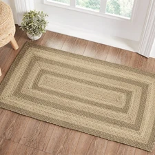 Accent Rug Cobblestone Jute Farmhouse 27x48 Rect No Slip Floor Mat VHC Brands