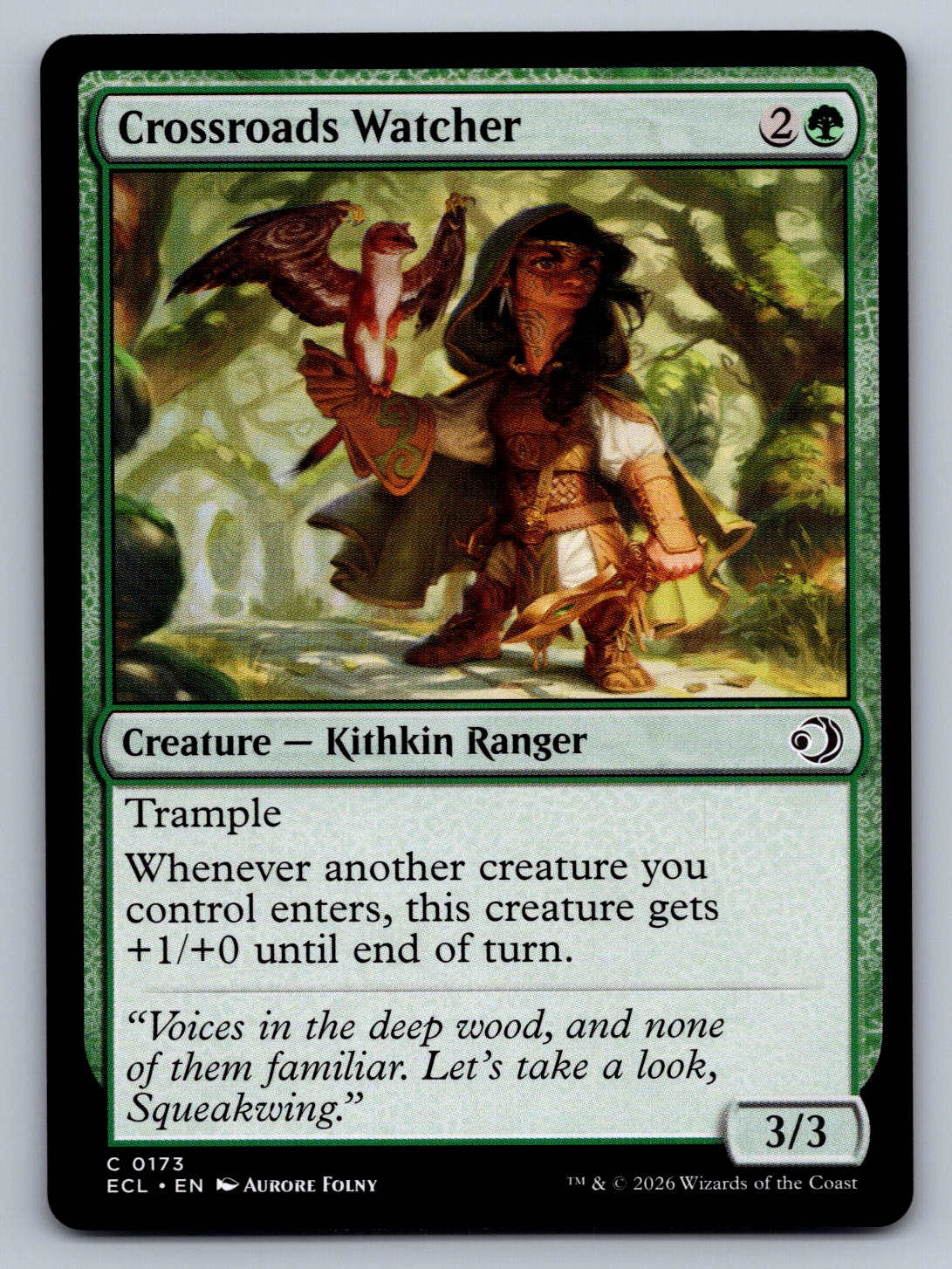 Crossroads Watcher C 0173 Lorwyn Eclipsed Regular