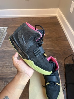 Nike Air Yeezy 2 Solar Red Size 10 Used Replacement Box  508214-006