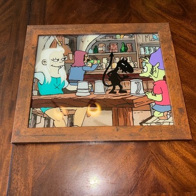 Disenchantment Painting Creator Of The Simpson And Futurama On Glass
