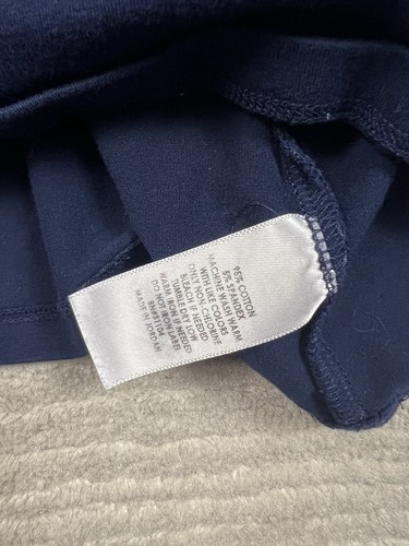 Kim Rogers Top Womens Large Blue Sleeveless Cotton Blend - Picture 10 of 10