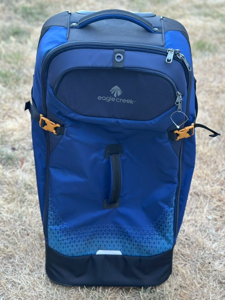 Eagle Creek Expanse Flatbed Wheeled Duffel Bag Blue 32