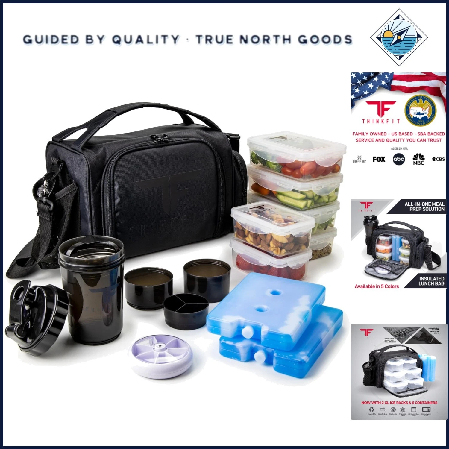 Portable Meal Prep Bag with BPA-Free Containers and Shaker Cup for Active Life
Opens in a new window