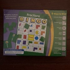 Lakeshore -Fractions  Decimals, Bingo, Grades 4-5, JJ654 NEW 