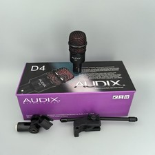 NEW Audix D4 Hypercardioid Dynamic Instrument Microphone Free shipping