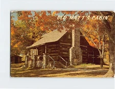 Postcard Old Matt's Cabin Shepherd of The Hills Country Branson Missouri USA