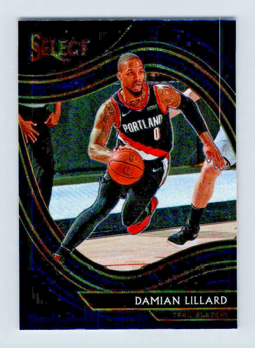 2020-21 Select Blue Retail #248 Damian Lillard