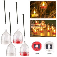 Solar Lantern Hanging Light LED Waterproof Yard Outdoor Patio Garden Yard Lamp