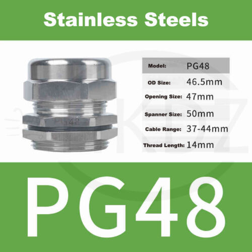 Kabelverschraubung PG7-PG63 Metrisch Metal Verschraubung M10-M100 Edelstahl IP68 - Bild 117 von 118