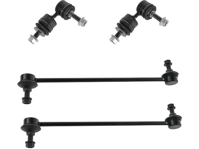 TRQ 4 Piece Sway Bar Link Set Sway Bar Link Kit fits Volvo S40 2004-2011 97HCDD