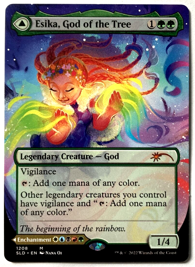 cute cards mtg MTG Esika, God of the Tree The Prismatic Bridge Cute to Brute 1208 THICK  CARD