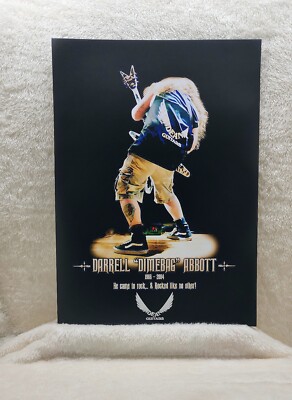 Pantera Dimebag Darrell Dean Guitars Promo Poster
