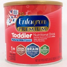 Enfagrow Premium Powder Toddler Formula Made with Real Milk 1.5 lbs Exp 10/2025