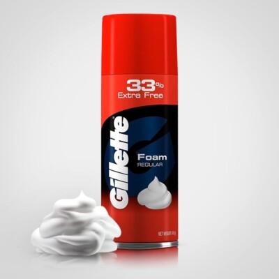 Gillette Classic Rasierschaum (normal) 418g mit 33% extra kostenlosem Versand