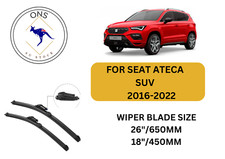 WIPER BLADES FOR SEAT ATECA SUV 2016-2022(KH7)
