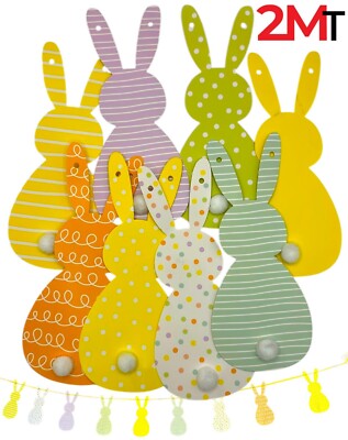 Frohe Ostern Banner/Deko/Girlande/Wimpelkette, Hasenmuster Party/Requisite
