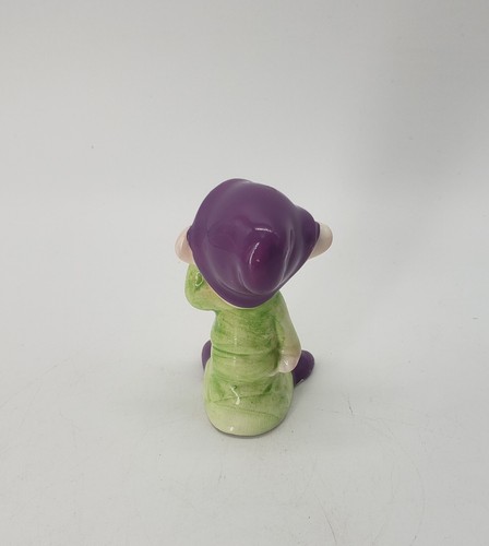 Vintage Disney Figurine Dopey Snow White Seven Dwarfs 2 3/4" 1970s Japan - Picture 4 of 7