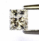 GIA loose certified 1.01ct carat SI1 J princess diamond vintage estate antique — photo 6