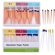 AZDENT Endodoncia dental Puntas de gutapercha y papel absorbente F1.F2.F3