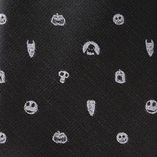 Disney Nightmare Before Christmas Black Gray Men's Tie - 100% Polyester - Picture 6 of 7