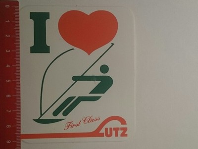 Aufkleber/Sticker: i love First Class UTZ (28121637)