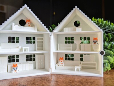 A Pocket Paradise: Kitsune Kominka Minis: Travel Dollhouse Japanese Fox House