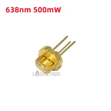 LASER TREE 1pcs 638nm 500mW Red Laser Diode with FAC Fiber, Linear Spot ,CAP
