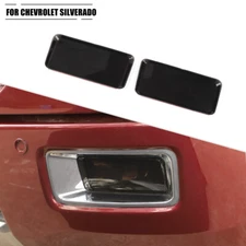 Car Front Fog Light Lamp Cover Decor For Ford Chevy Silverado 2014-2018 Exterior
