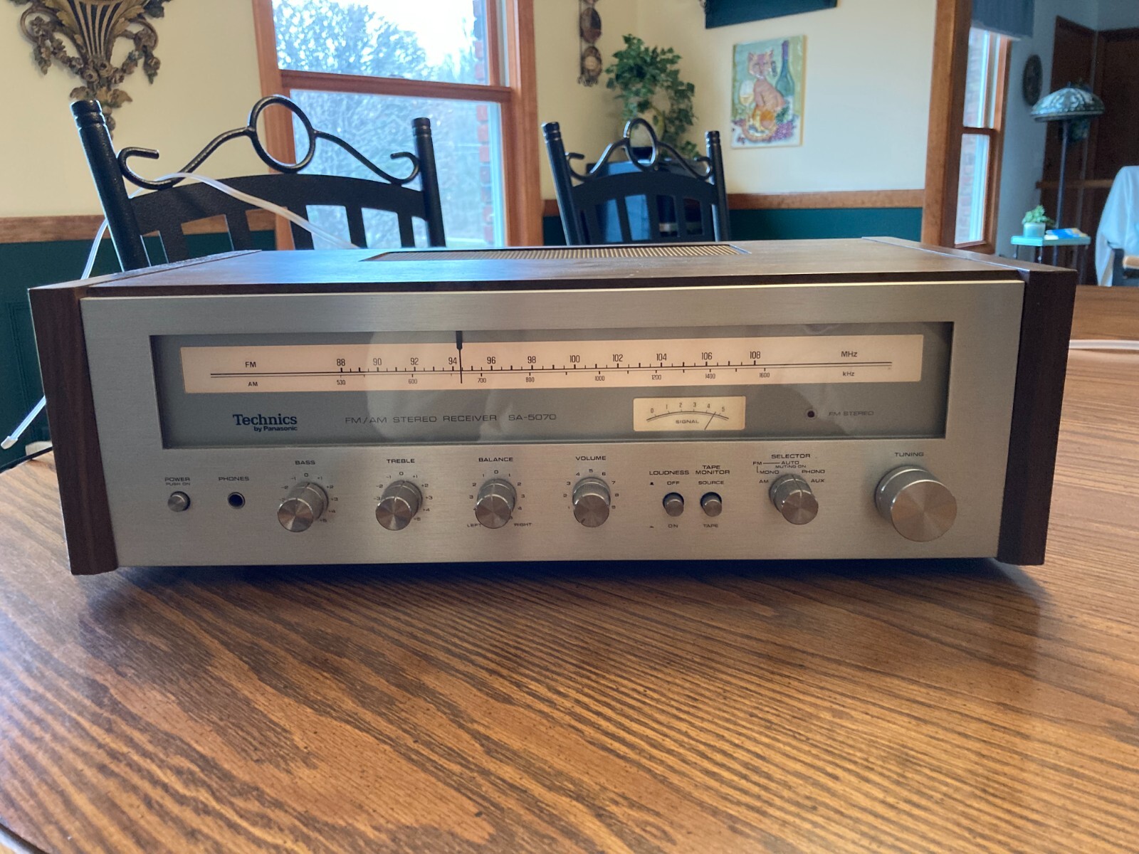 Vintage Technics SA-5070 15W AM/FM Stereo Receiver, 1977, Fully ...