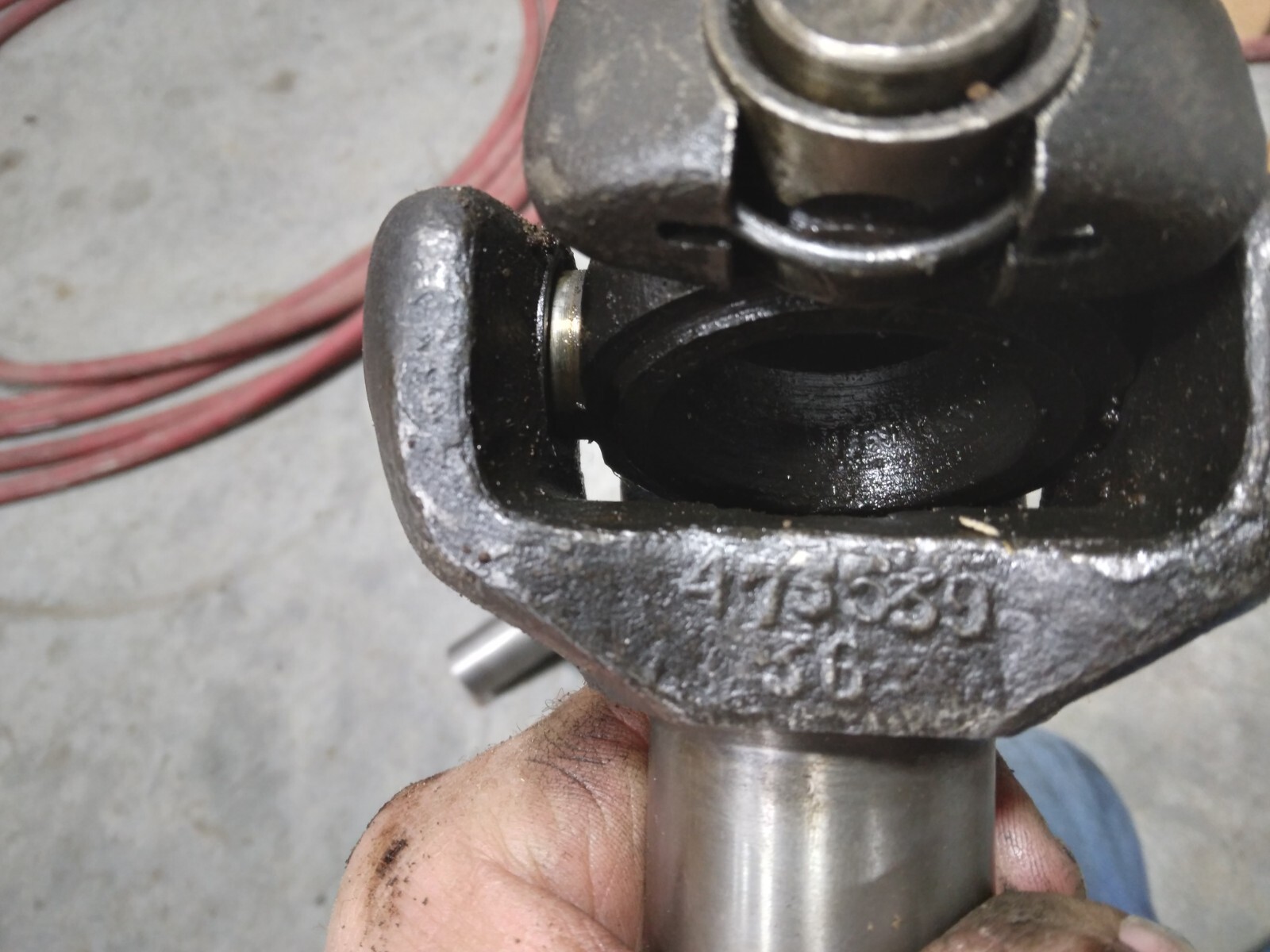 19391940 Chevy Truck U Joint Drive Shaft Complete Assembly Torque Tube