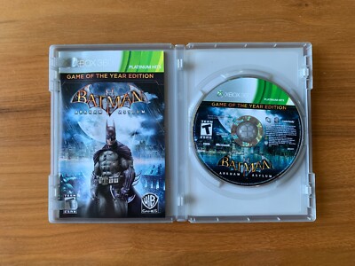 Jeu Batman Arkham Asylum - Game Of The Year Edition Pour Xbox 360 (bon état)
