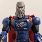 Hasbro 2006 GI Joe Sigma 6 Cobra Commander Blue Suit Red Cape Plastic Figure 9"
