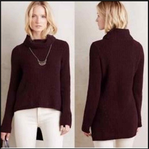 maroon pullover turtleneck sweater 