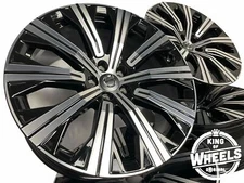 GENUINE VOLVO 20 INCH XC90 WHEELS RIMS TWO-TONE 31680217 FROM BLACK TWO-TONE 10 SPOKE