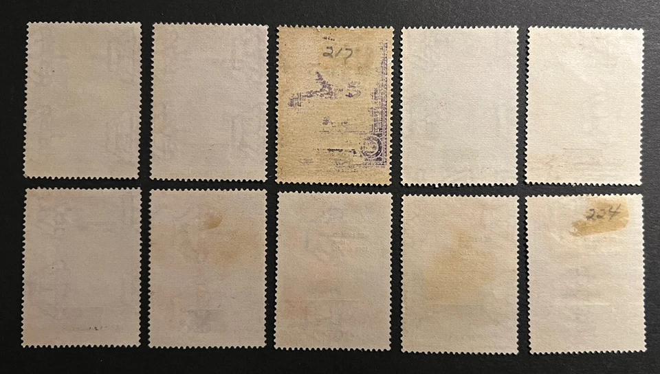 Travelstamps: San Marino Stamps 1943 #240-249 Gateway & War Memorial Mint No Gum - Image 4 of 4