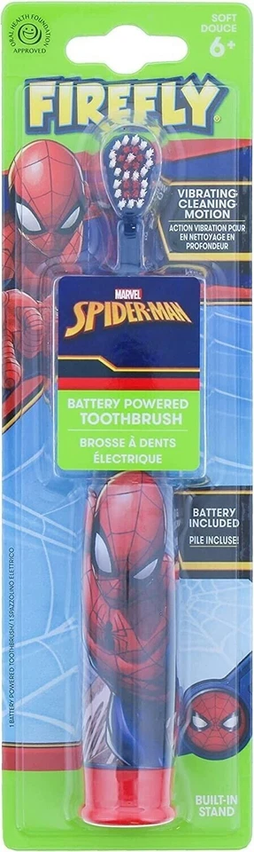 Firefly Marvel SpiderMan Battery Operated Electric Toothbrush